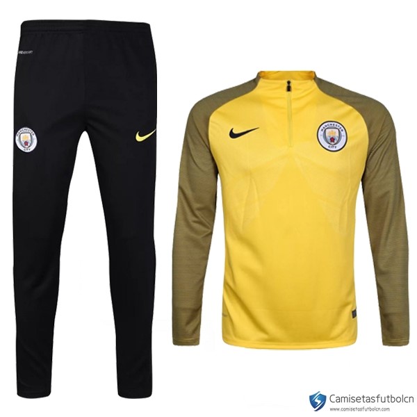 Chandal Manchester City 2017-18 Amarillo Negro